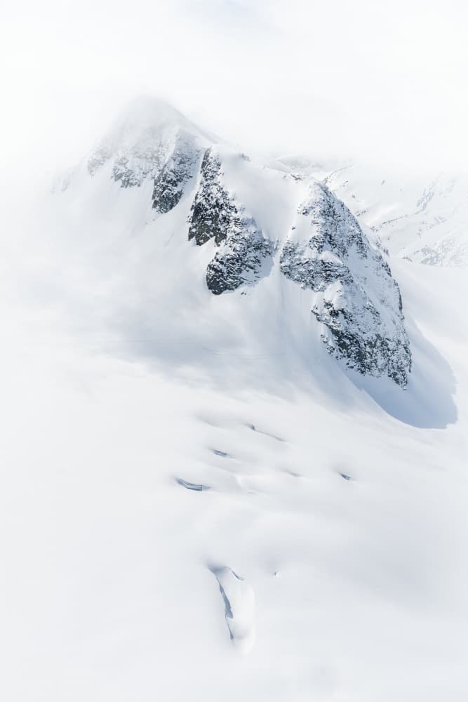 White Mountain Serenity by Leonardo Iezzi — canvas wall art