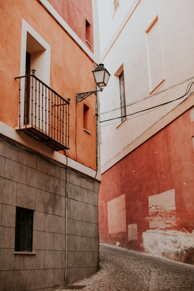 Warm City Alley by Claudia Casal — canvas wall art