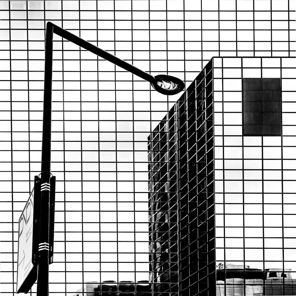 Modern City Geometry by Luc Vangindertael (laGrange) — canvas wall art