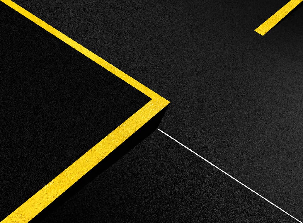 Modern Road Geometry by Marc Huybrighs — canvas wall art