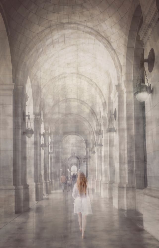 Solitary Archway Passage by Emma Zhao — canvas wall art