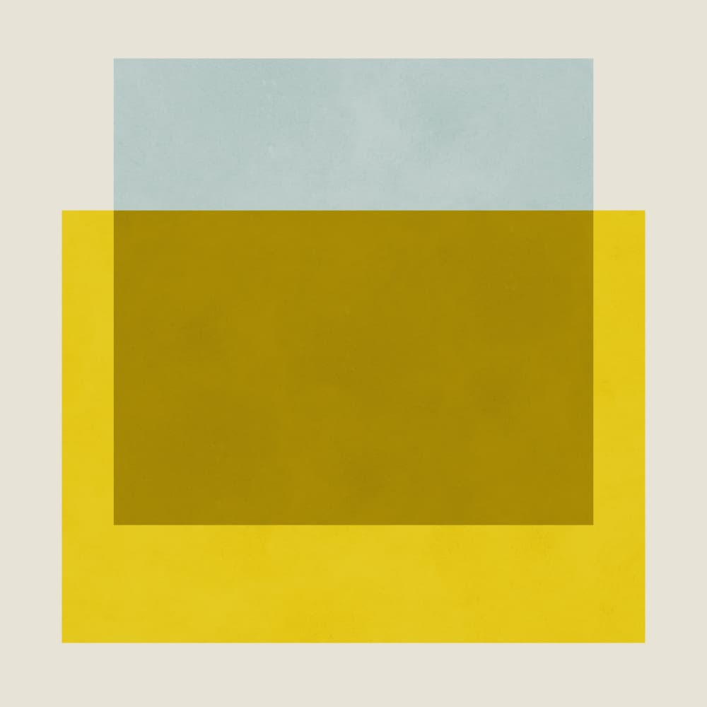 Layered Color Blocks by Vitor Costa — canvas wall art