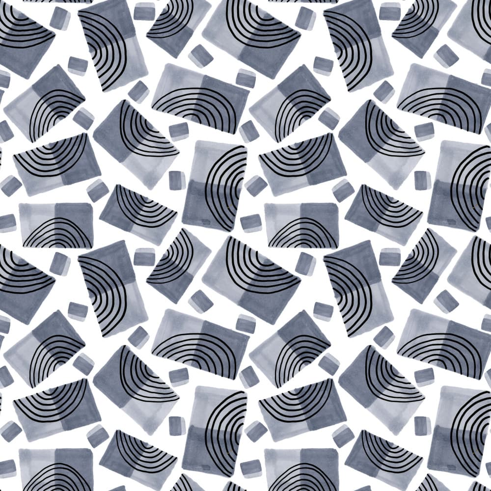 Abstract Grey Arches by Michele Channell — canvas wall art