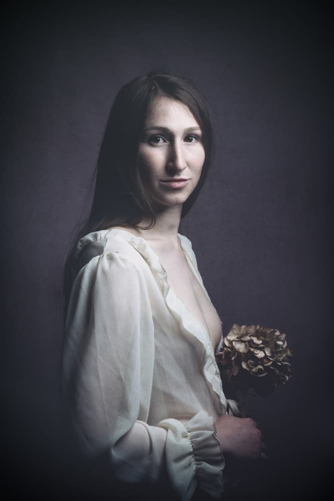 Ethereal Woman Portrait by Ruth Franke — canvas wall art