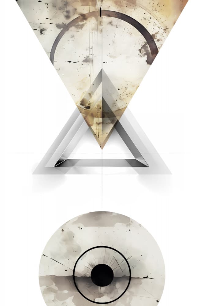 Cosmic Eye Geometry by Rafal Kulik — canvas wall art