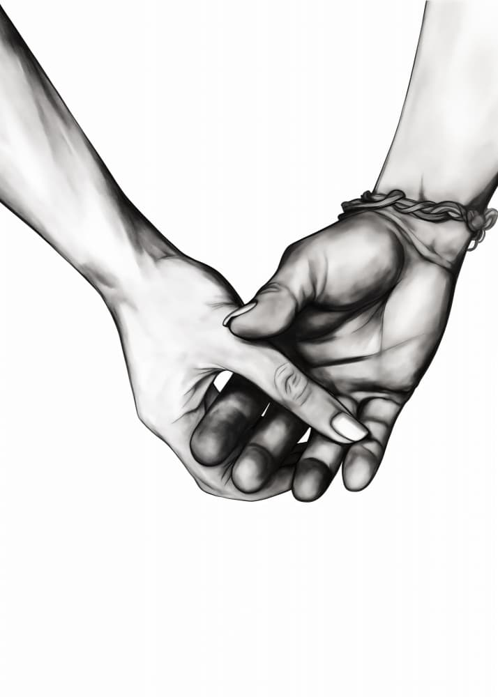 Loving Hands Holding by Andreas Magnusson — canvas wall art