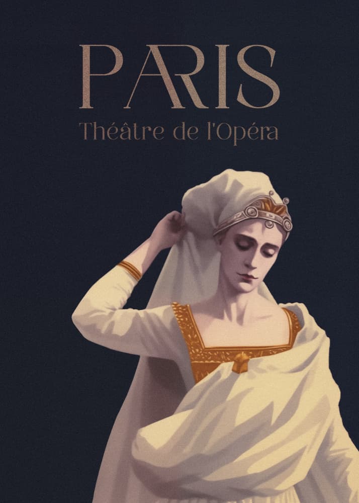 Paris Opera Queen by Andreas Magnusson — canvas wall art