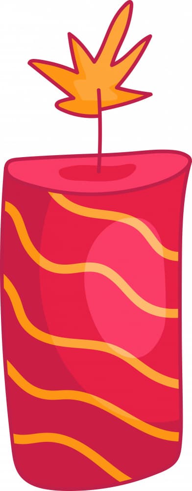 Festive Red Firecracker by Marika Barsrsind β canvas wall art