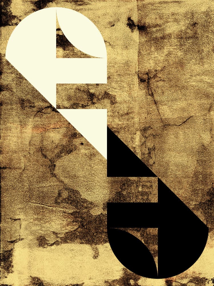 Opposing Geometric Forms by Petr Strnad — canvas wall art