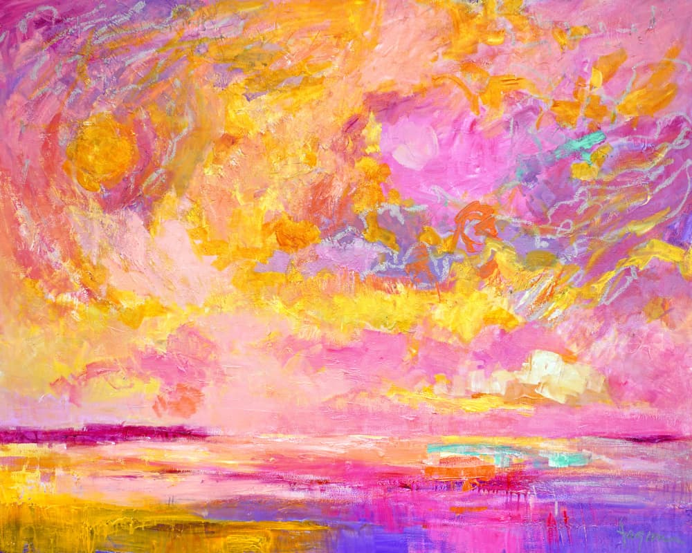 Radiant Sunset Dream by Dorothy Fagan — canvas wall art