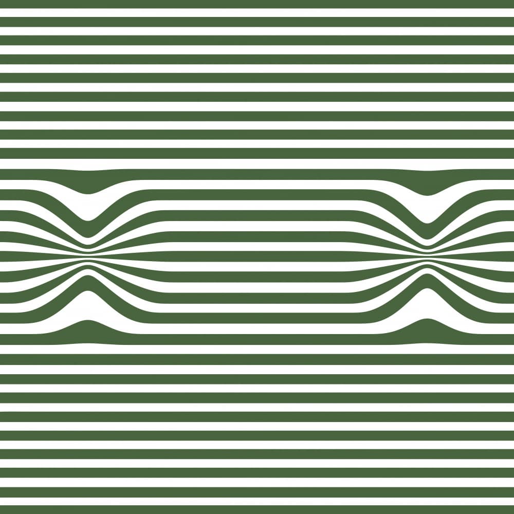 Abstract Green Optical Illusion by Carlos Perez Del Moro — canvas wall art