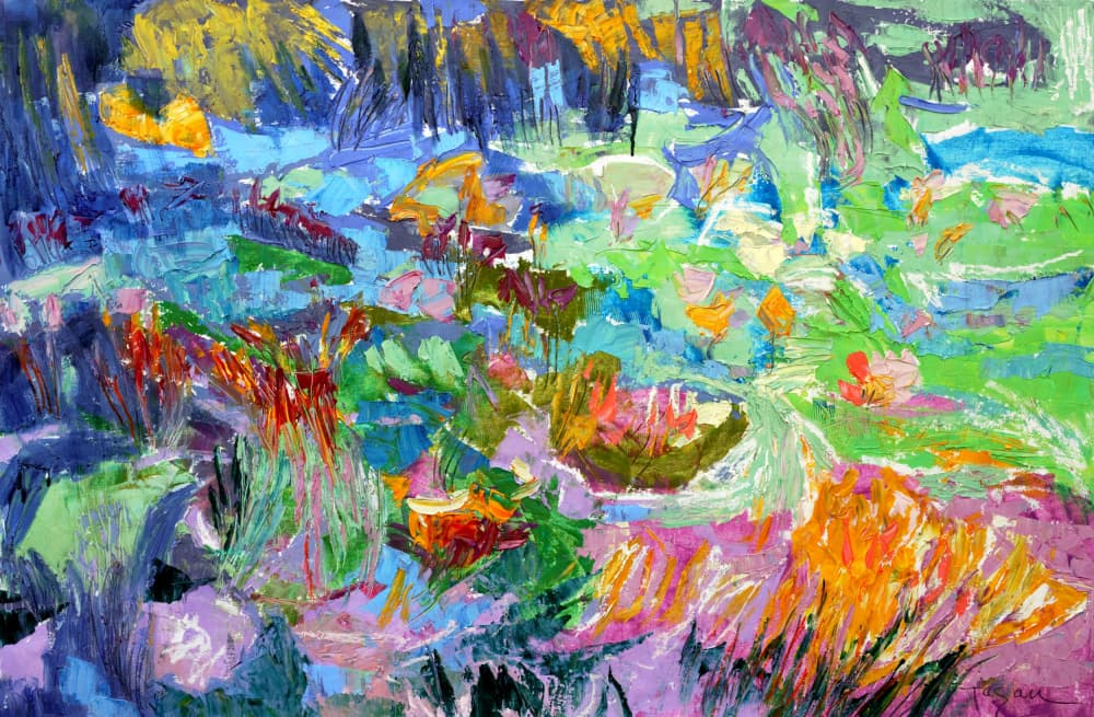 Vibrant Dreamscape by Dorothy Fagan — canvas wall art