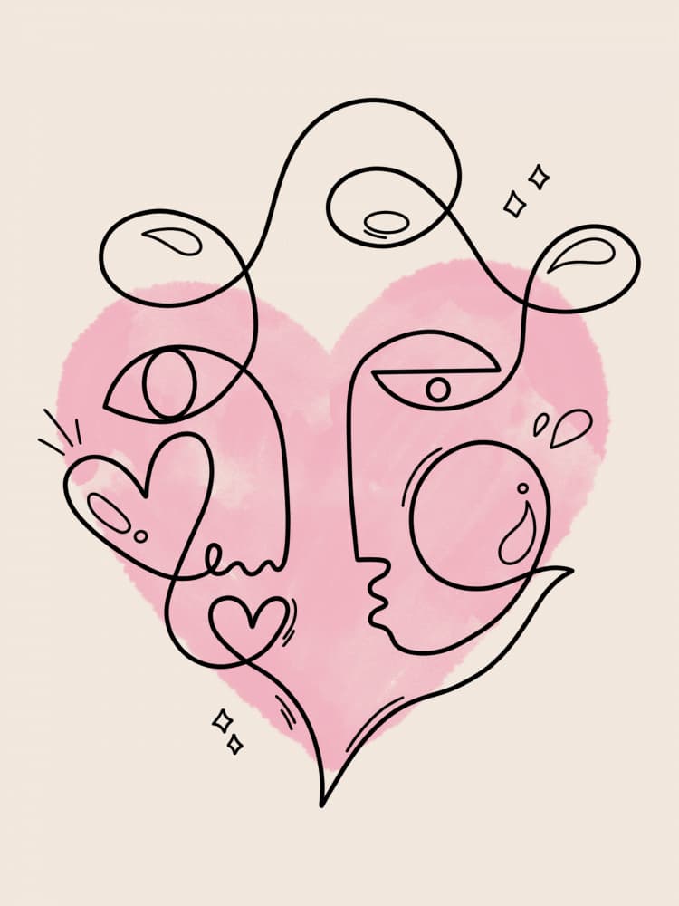 All Is Love by Shatha Al Dafai — canvas wall art