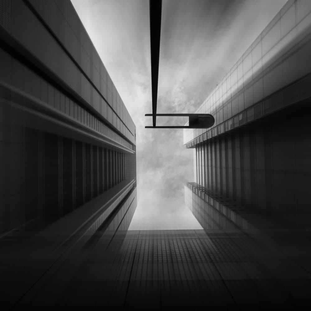 Dramatic Urban Geometry by HISASHI ISHIKAWA — canvas wall art