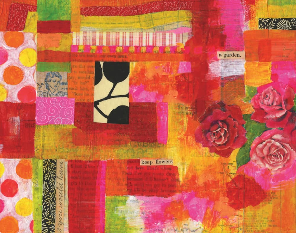 Vibrant Garden Collage