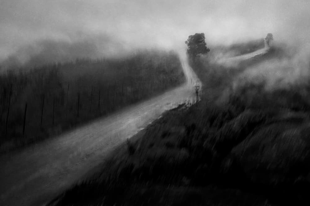 Misty Country Road by Ekkachai Khemkum — canvas wall art
