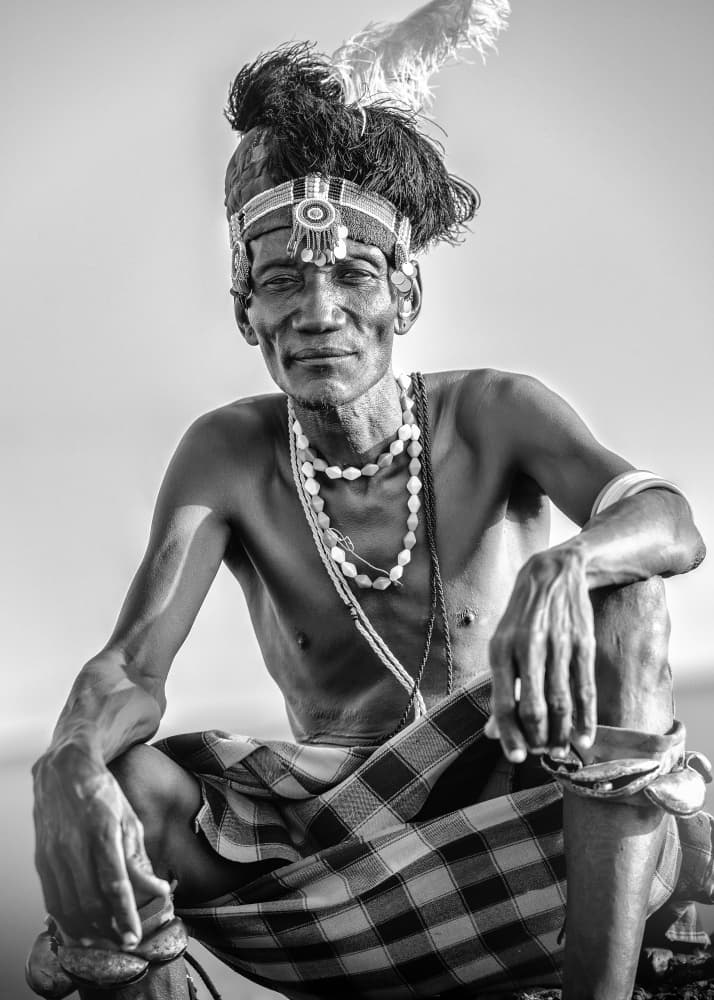 African Tribal Elder by Tori E Bohn — canvas wall art