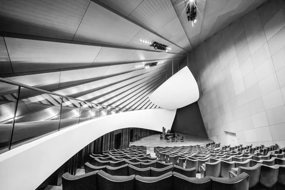 Modern Concert Hall by Luc Vangindertael (laGrange) — canvas wall art