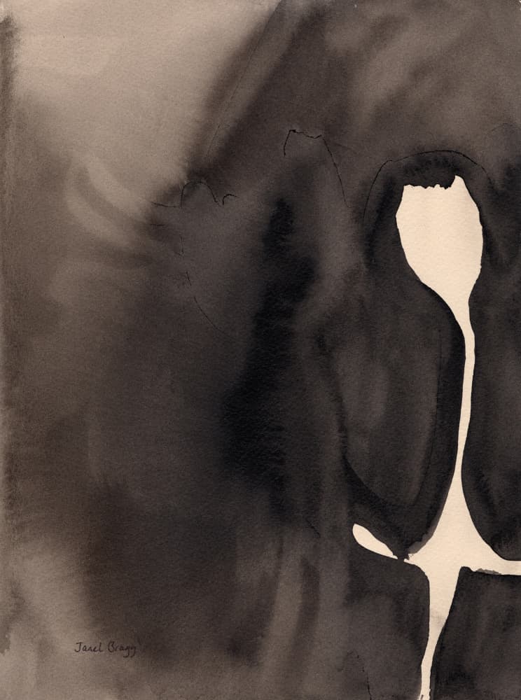 Abstract Dark Silhouette