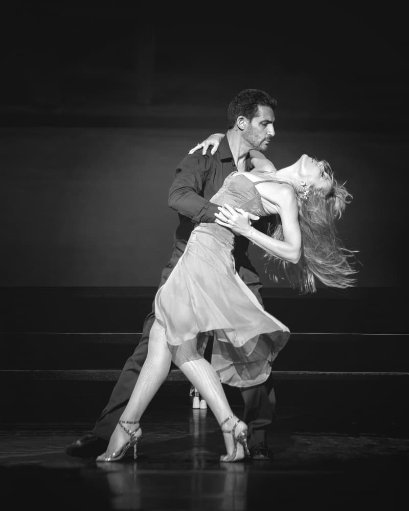 Passionate Tango Embrace by Rong Shu — canvas wall art