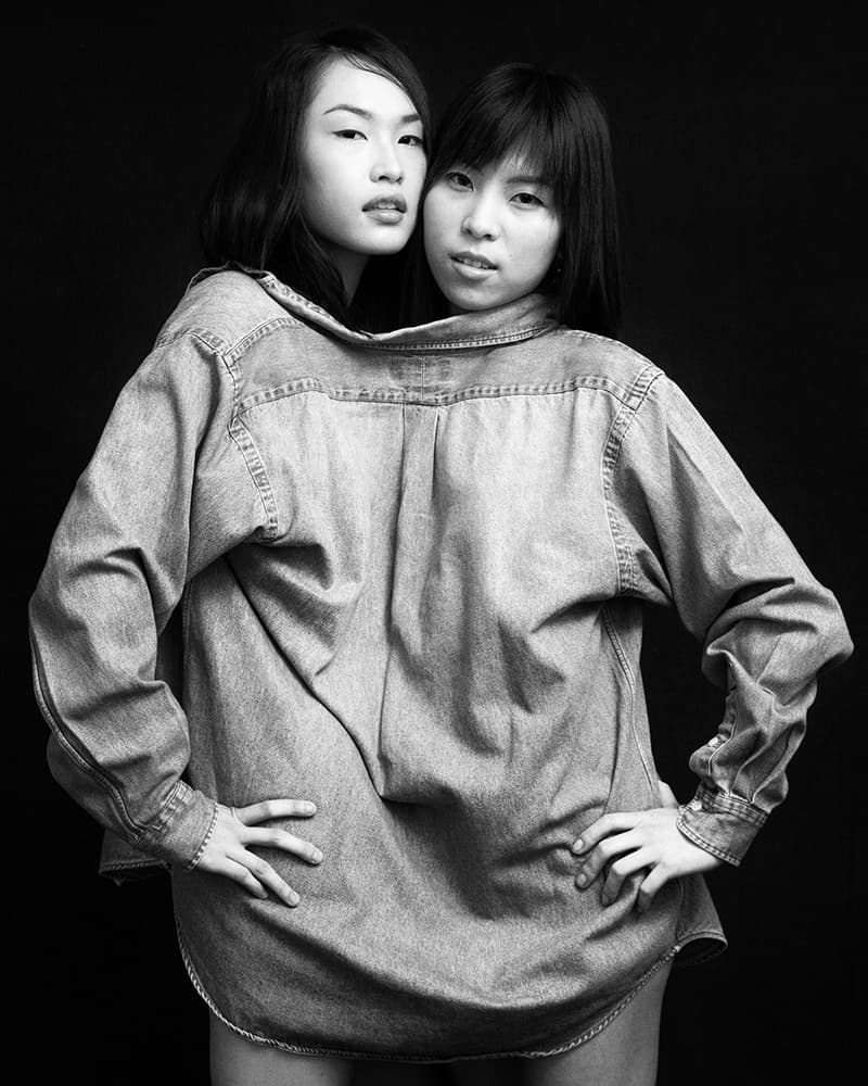 Shared Denim Portrait by David McCracken — canvas wall art