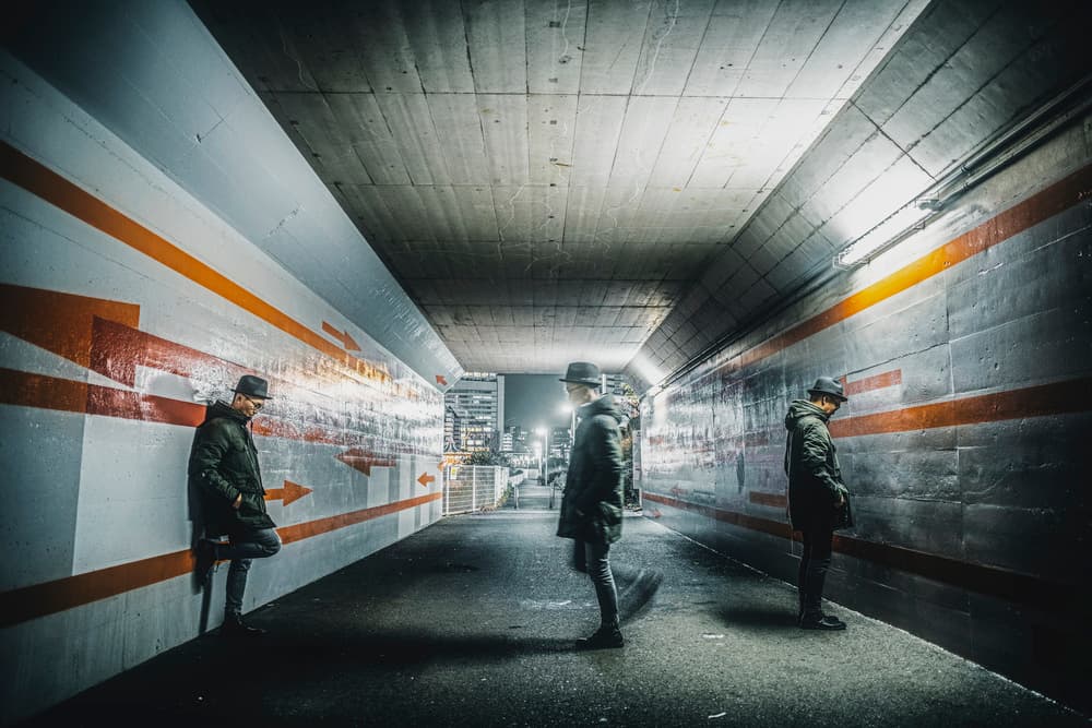 Enigmatic Tunnel Figures by Takashi Suzuki — canvas wall art