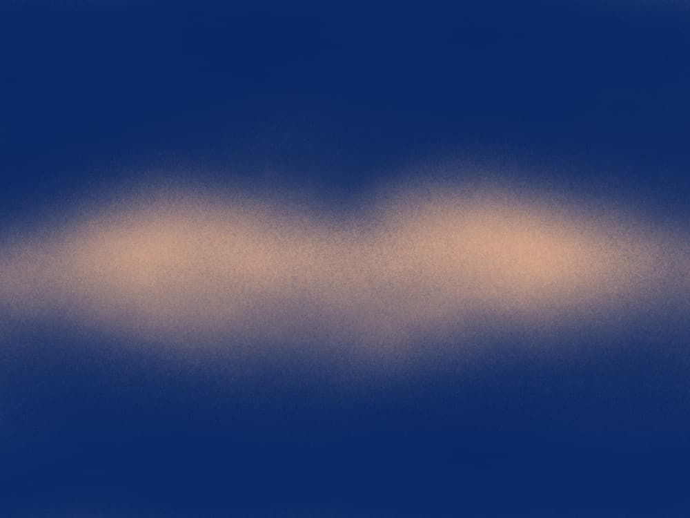 Cosmic Horizon Glow by Little Dean — canvas wall art