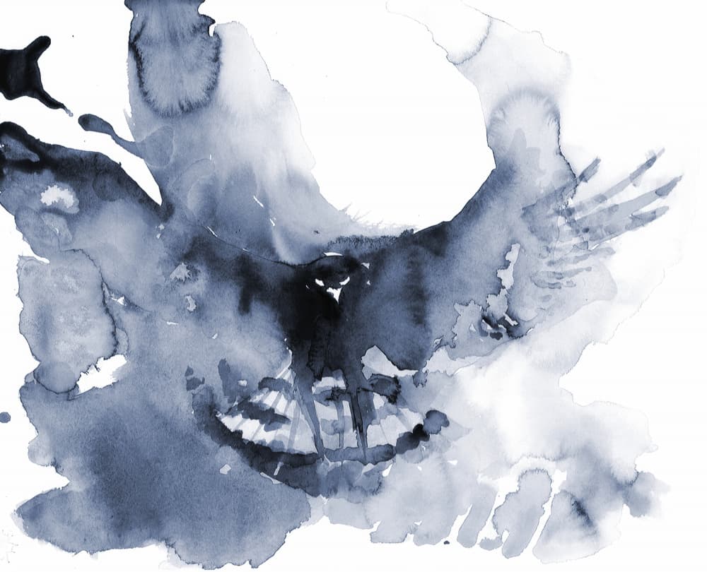 Intense Blue Owl by RodMacIver — canvas wall art