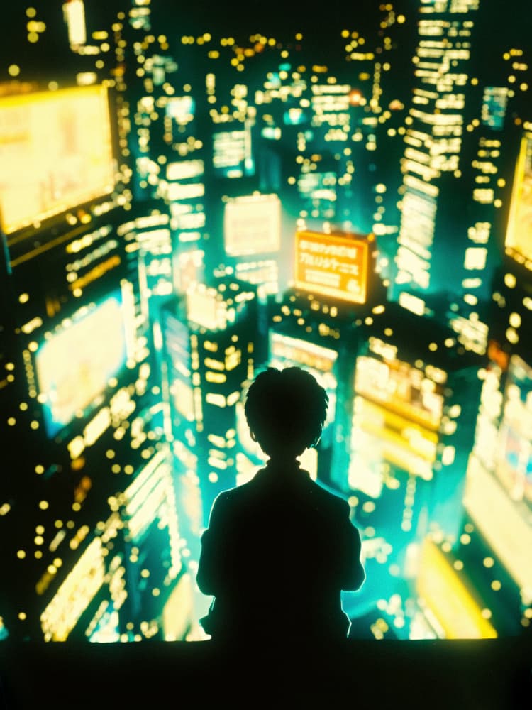 Overlooking Tokyo by Taudalpoi — canvas wall art
