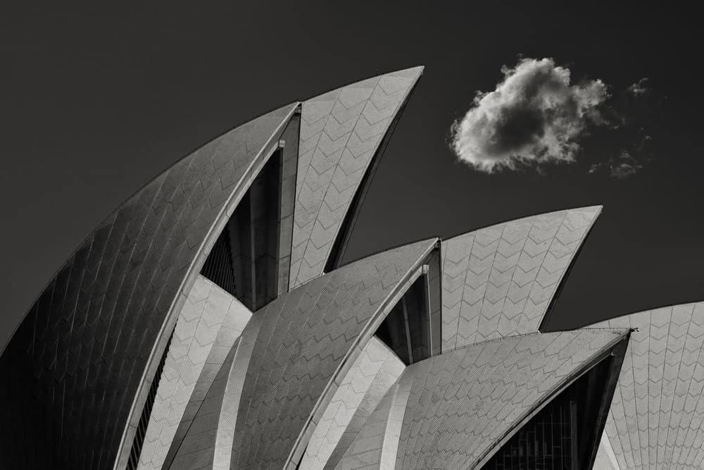 Sydney Opera House Cloud by Mathilde Guillemot — canvas wall art
