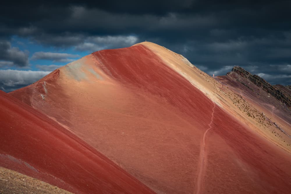 Andean Rainbow Mountain by Karol Nienartowicz — canvas wall art