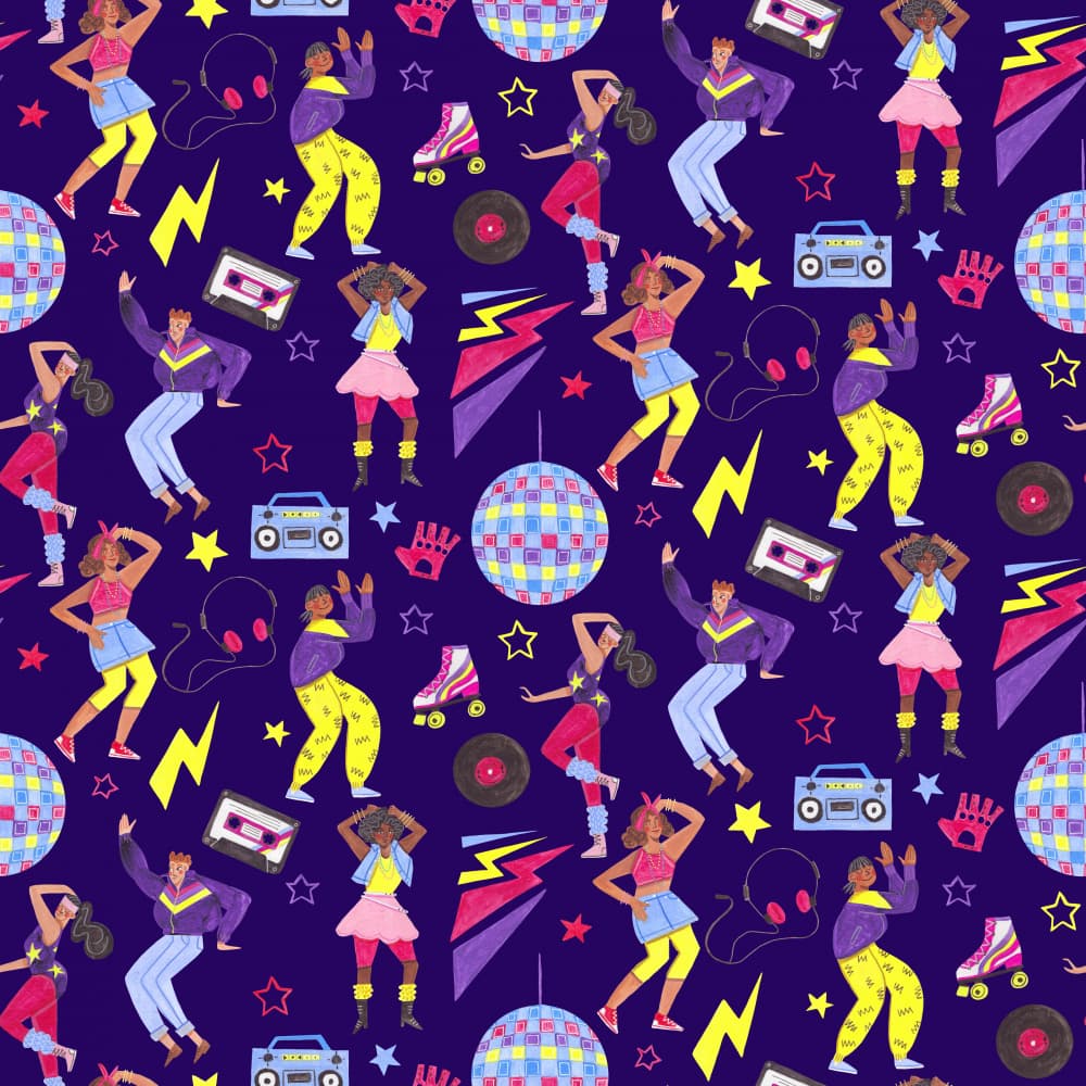 Disco Dancing by Caroline Bonne Müller — canvas wall art