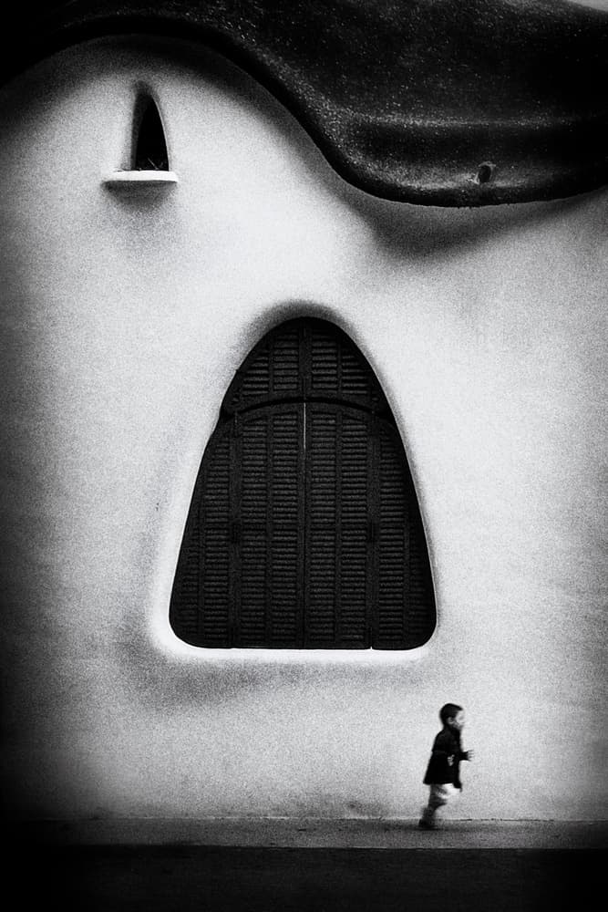 Little Boy Modern Curves by Toni Guerra — canvas wall art