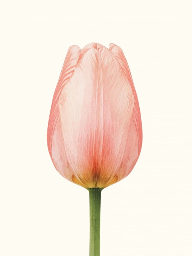 Rosa tulpe by Ohkimiko — canvas wall art