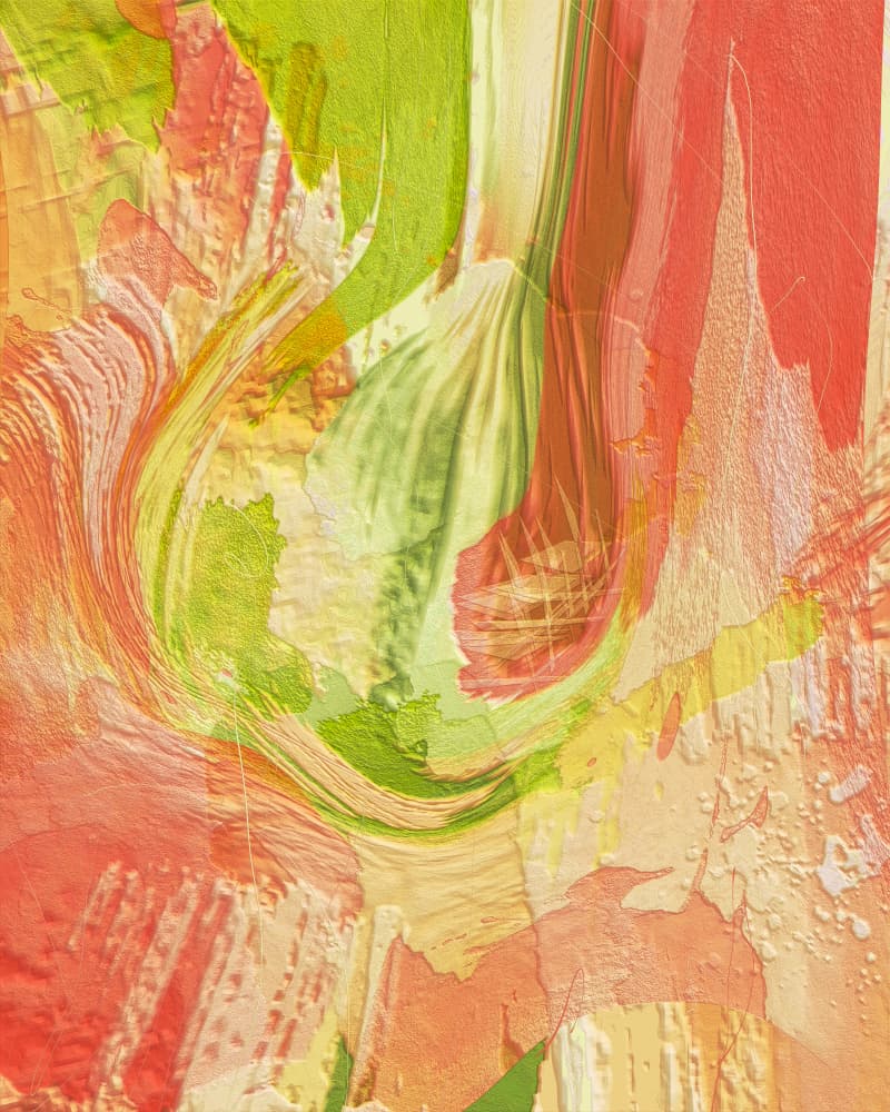 Vibrant Abstract Swirls by Sannel Larson — canvas wall art