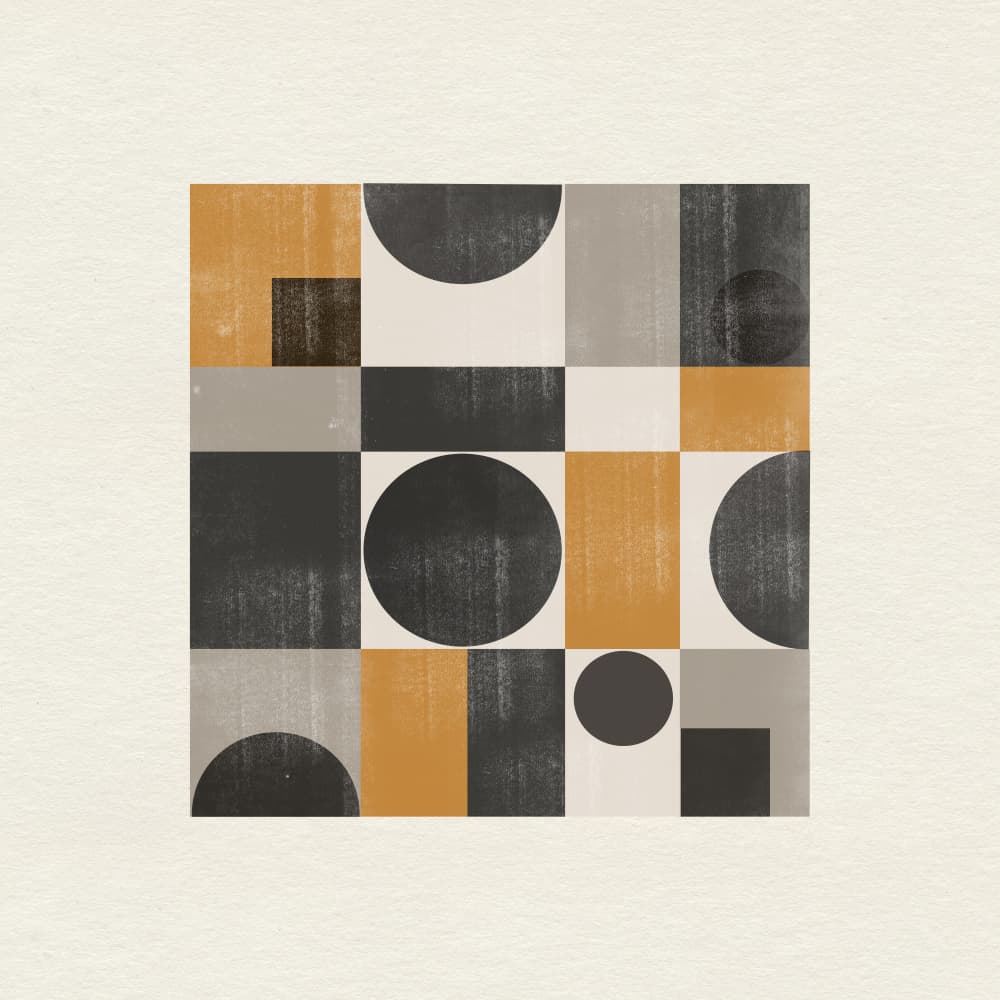 Geometric Harmony by THE MIUUS STUDIO — canvas wall art