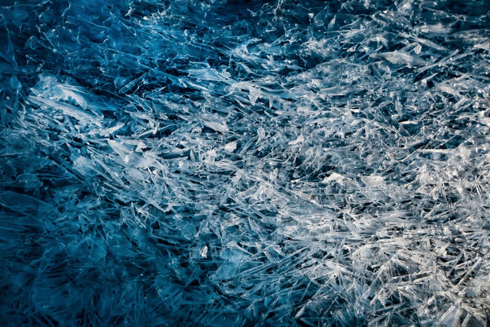 Deep Blue Ice by Darlene Hewson — canvas wall art