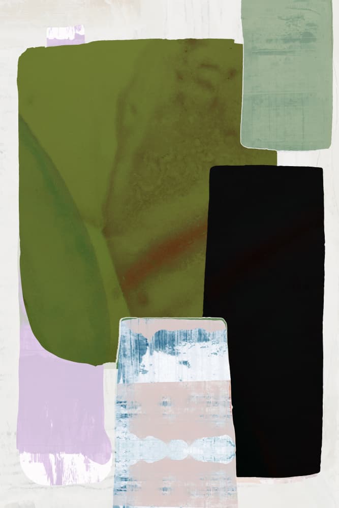Modern Color Shapes by cartissi — canvas wall art