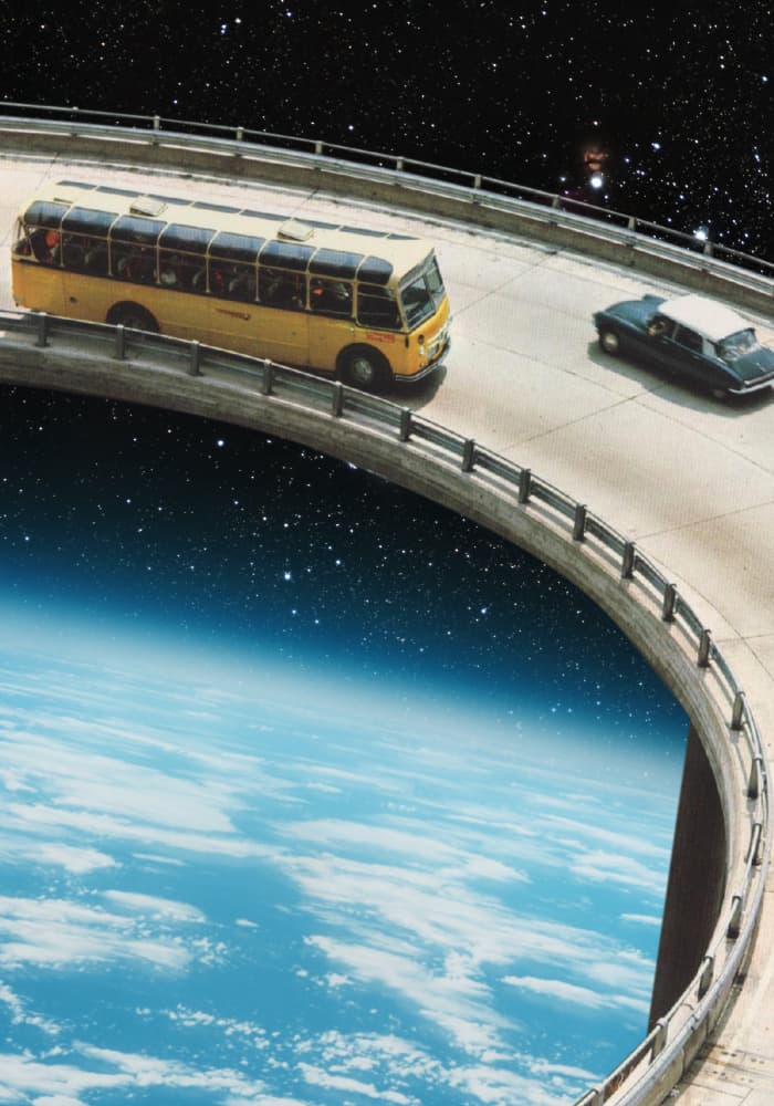 Cosmic Highway Journey by Daniel Donocik — canvas wall art