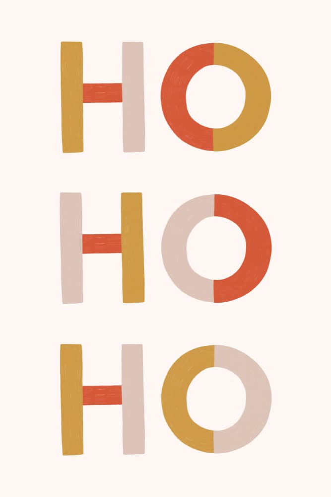 Jolly Ho Ho Ho by Menina Lisboa — canvas wall art