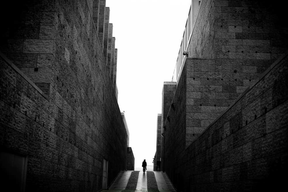 Solitary Walk Modern Walls by Paulo Jorge — canvas wall art