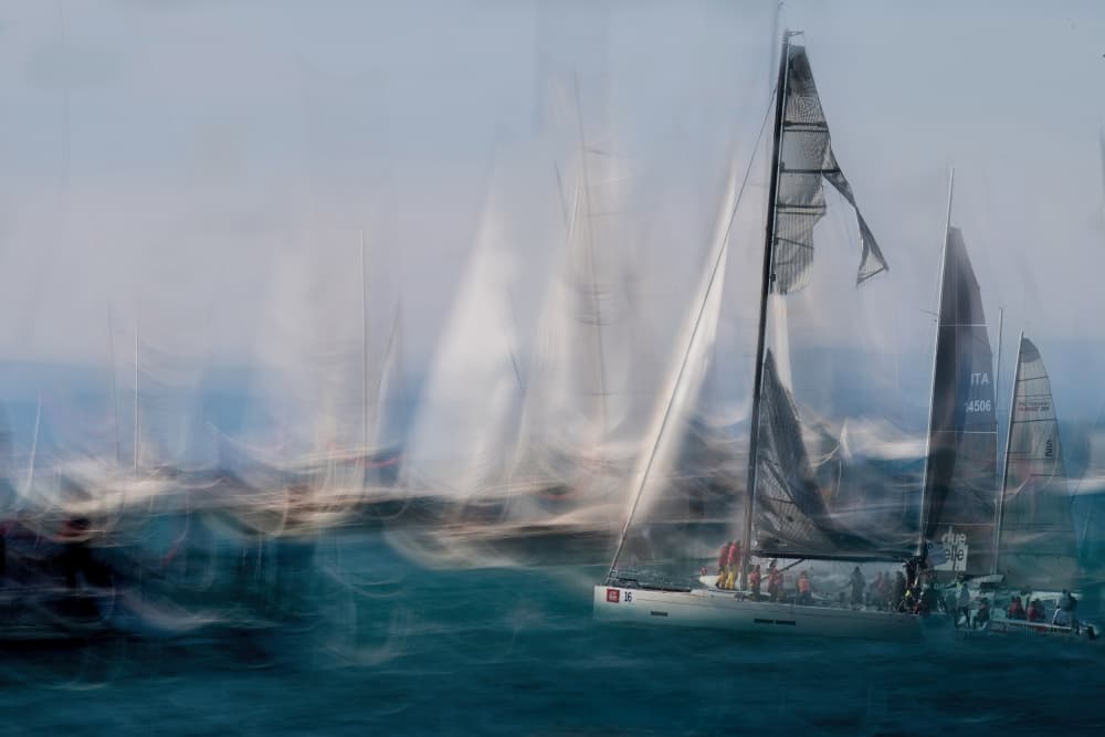 Dynamic Ocean Sailing by Milan Malovrh — canvas wall art