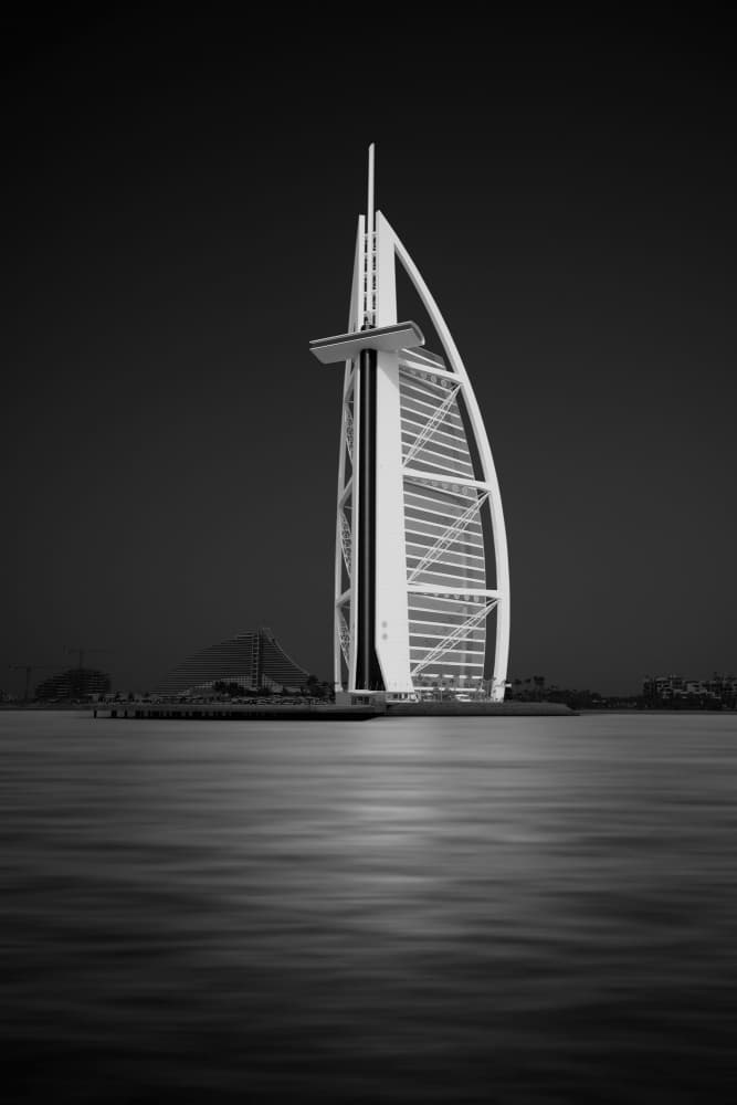 Serene Dubai Architecture by Niceman747 — canvas wall art