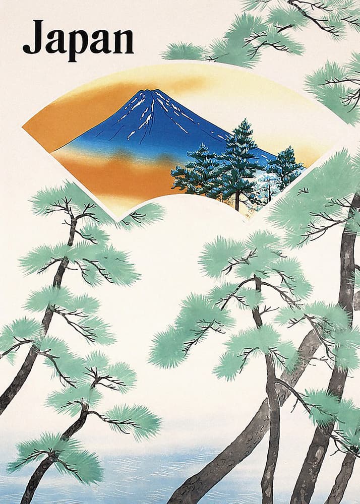 1930s Japanese Government Railways Travel Poster by Vintage Travel Poster — canvas wall art