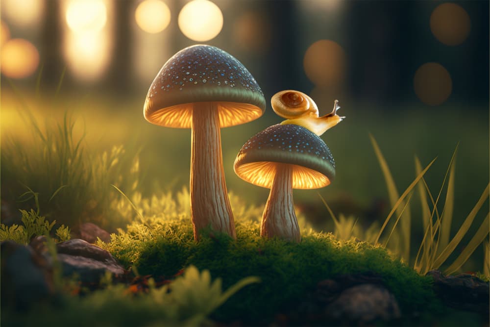 Enchanted Forest Glow by Andri Priyadi — canvas wall art