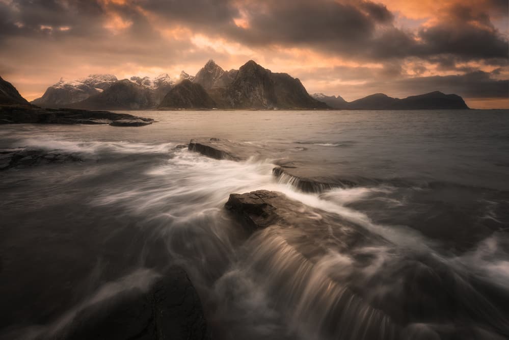 Dramatic Coast Flow by David Martin Castan — canvas wall art