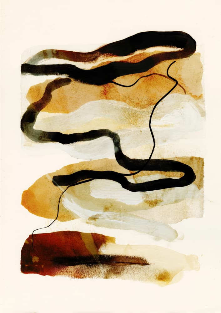 Fadingsediment by Treechild — canvas wall art