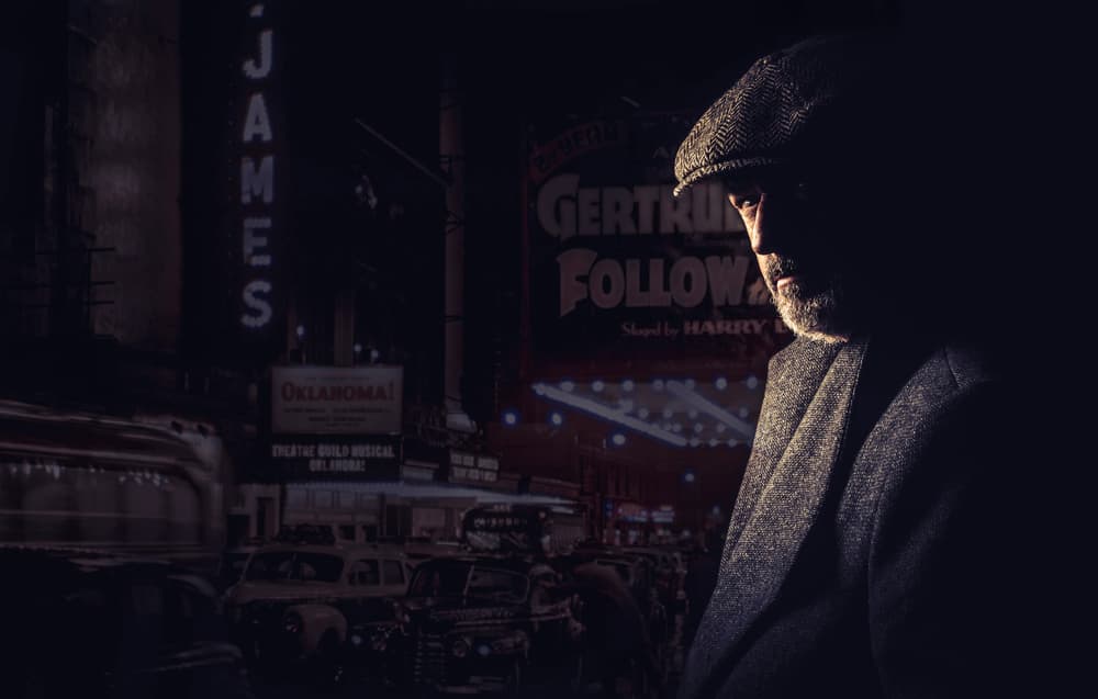 Dark City Detective by gNo — canvas wall art
