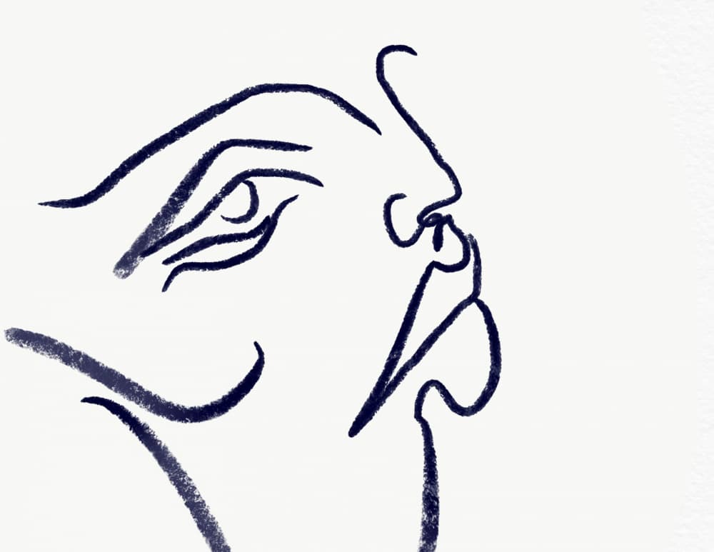 Abstract Gorilla Profile by JLC ART — canvas wall art