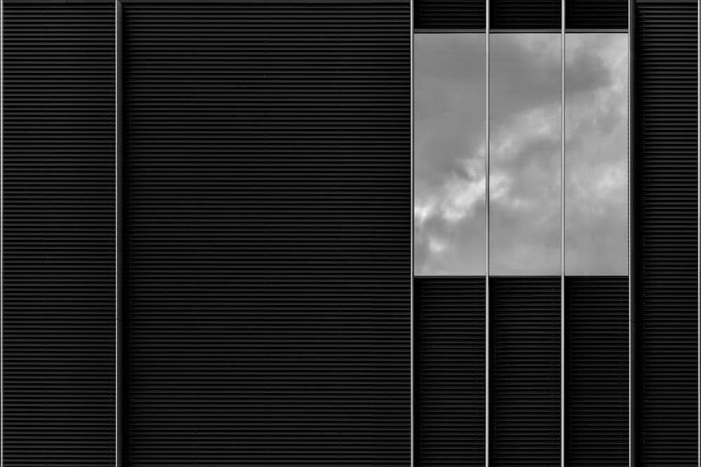 Geometric Sky Reflection by Theo Luycx — canvas wall art